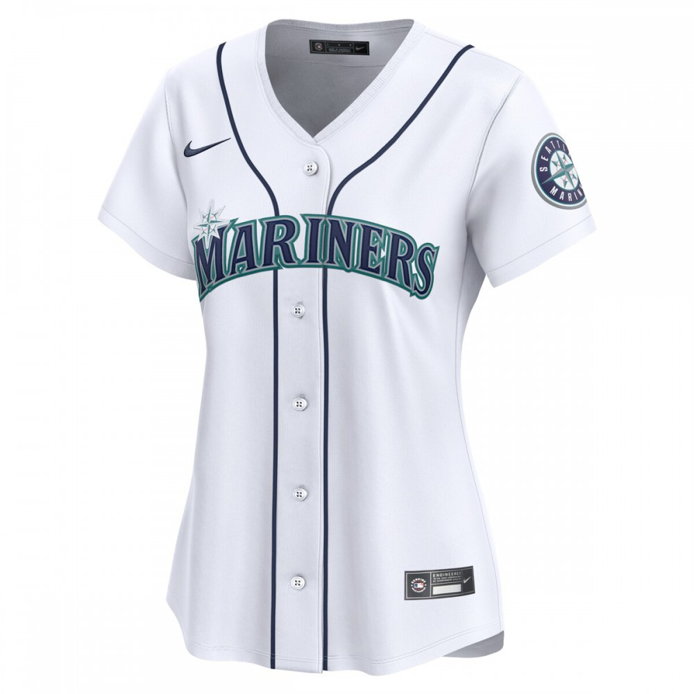 Edgar Martinez Seattle Mariners Women's Home Limited Player Jersey - White-Pro Kit Vault | Brand New 26/27 Sports Jerseys